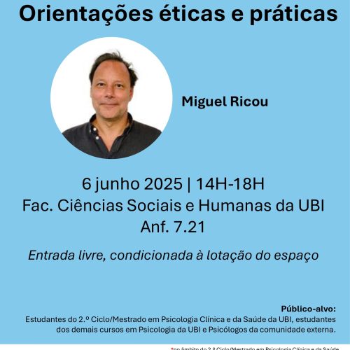 Workshop “Psicologia Clínica e da Saúde: Orientações práticas e éticas”